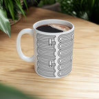 Book Lover's Ceramic Mug - Perfect Gift for Bibliophiles
