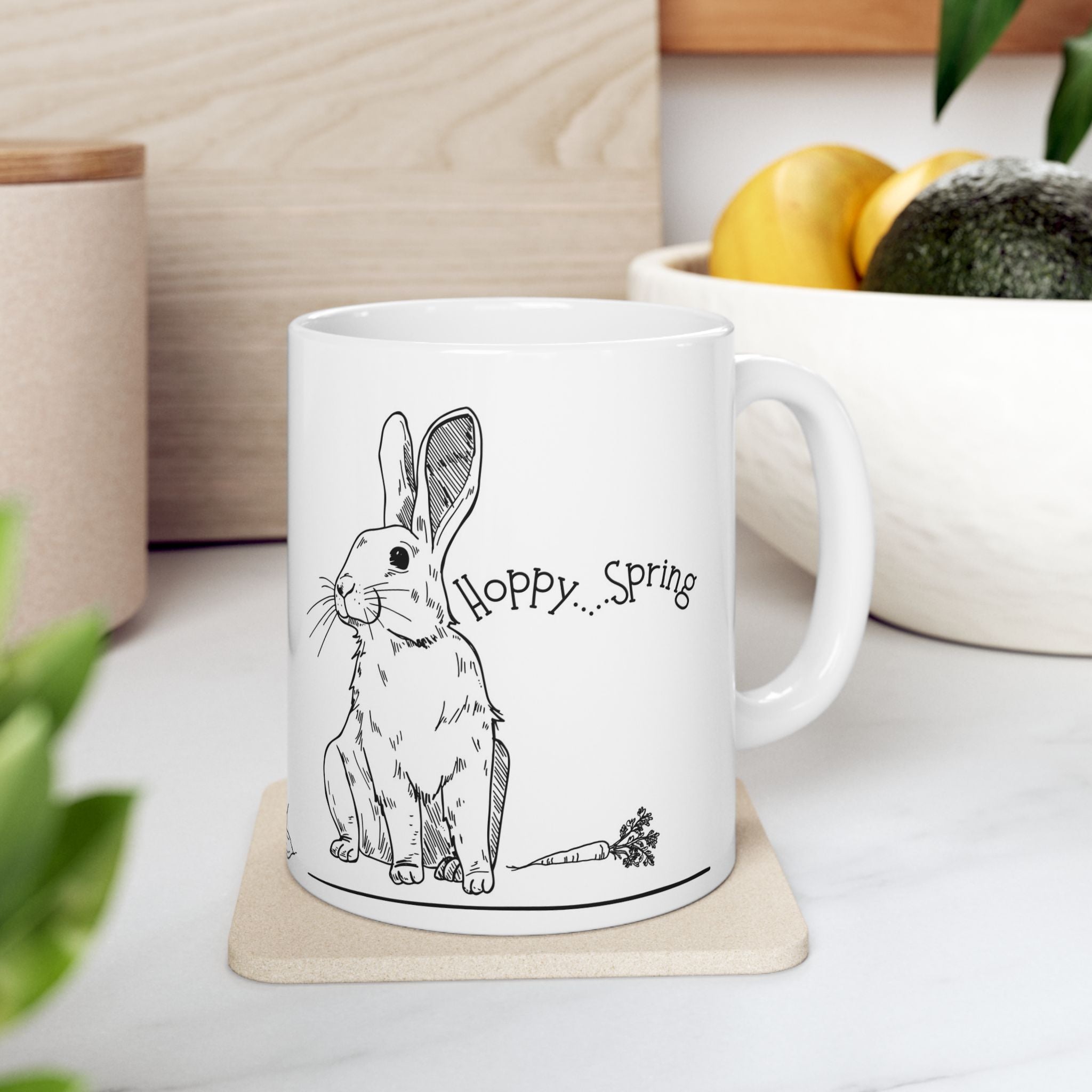 Hoppy Spring Ceramic Mug- For Smiles & Happiness