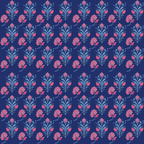 Navy Bloom Elegance