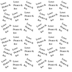 Mini Love, Peace & Joy Too