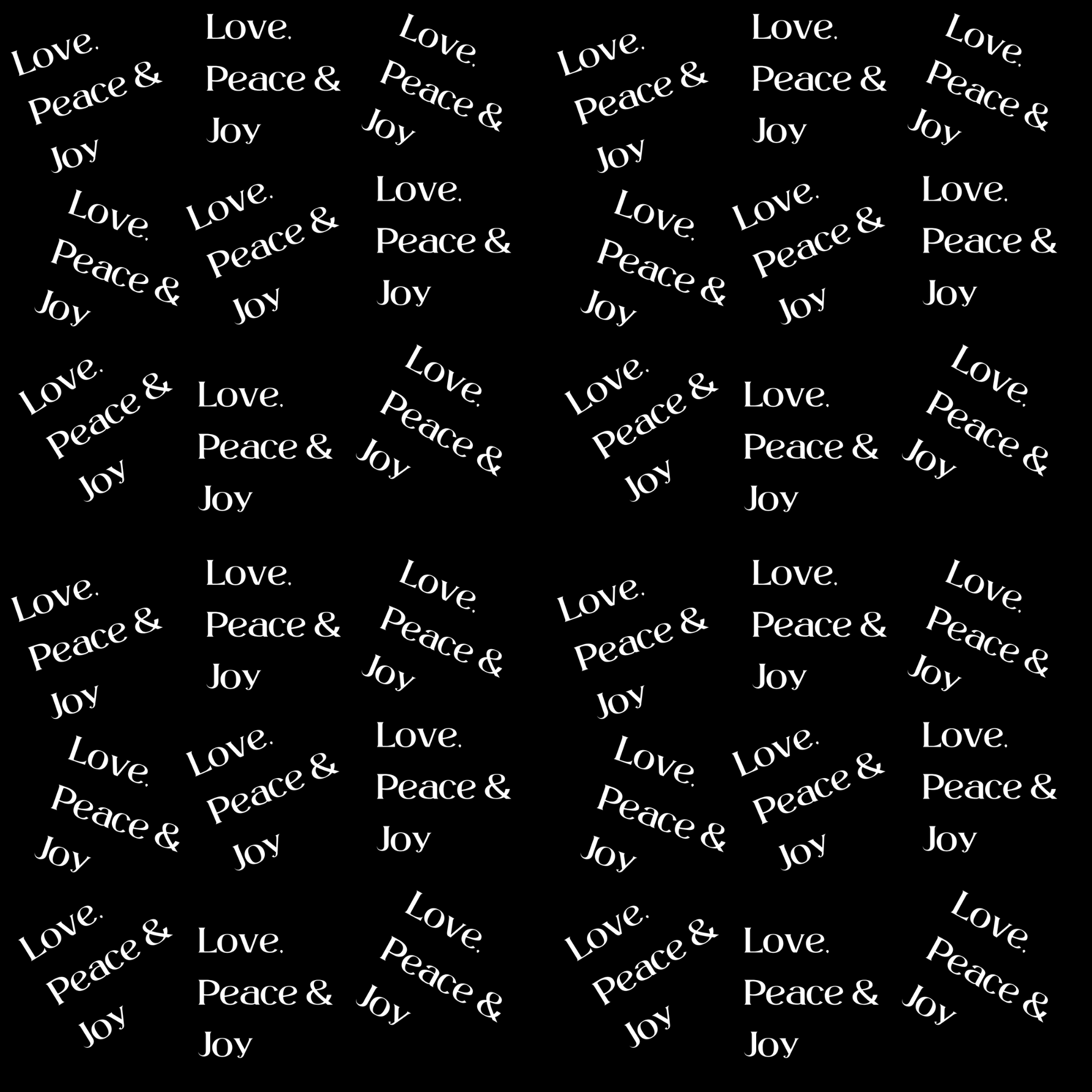 Mini Love, Peace & Joy
