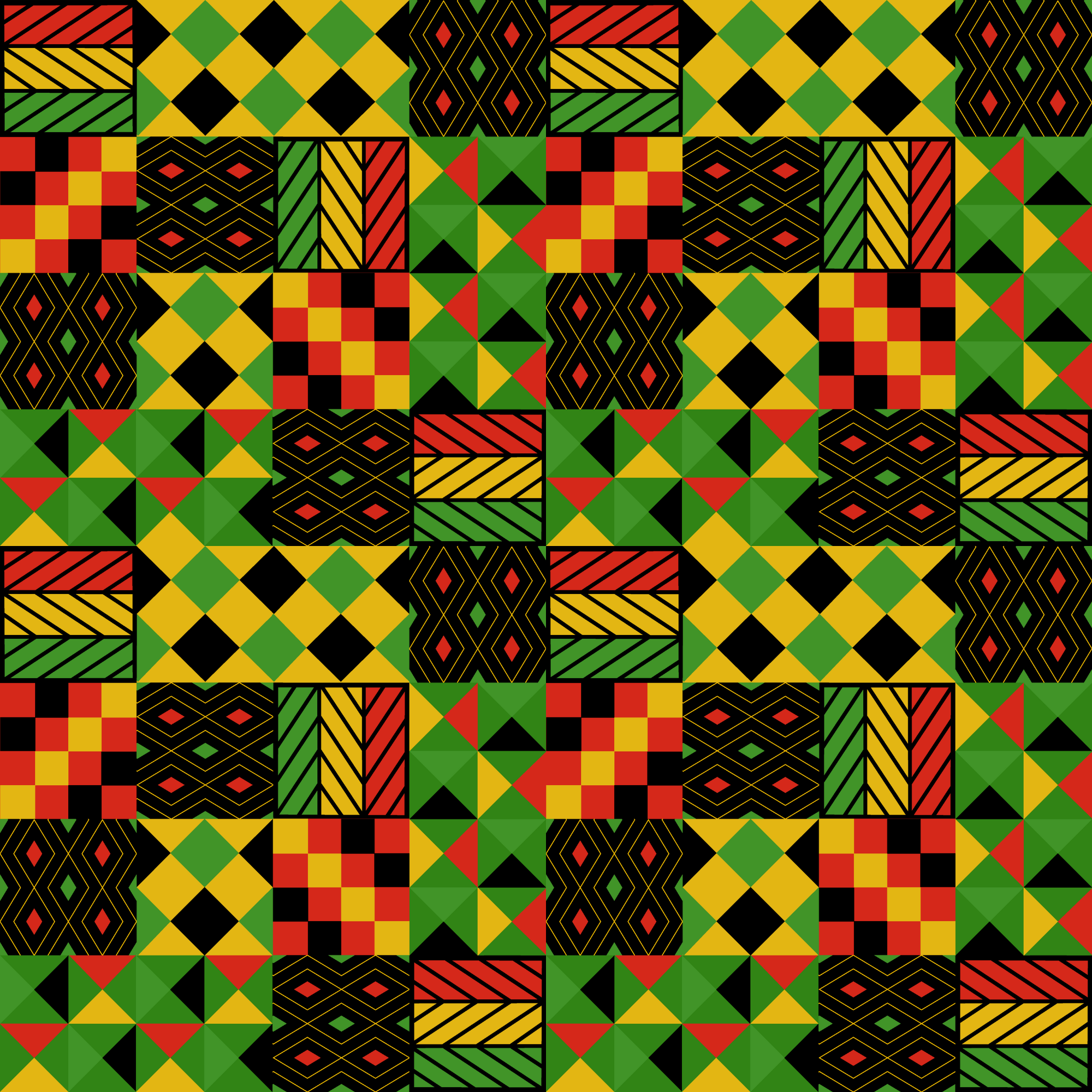 Kwanzaa Harmony Patchwork