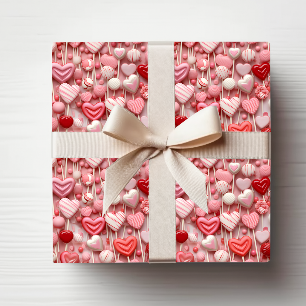 3D Valentine Lollies