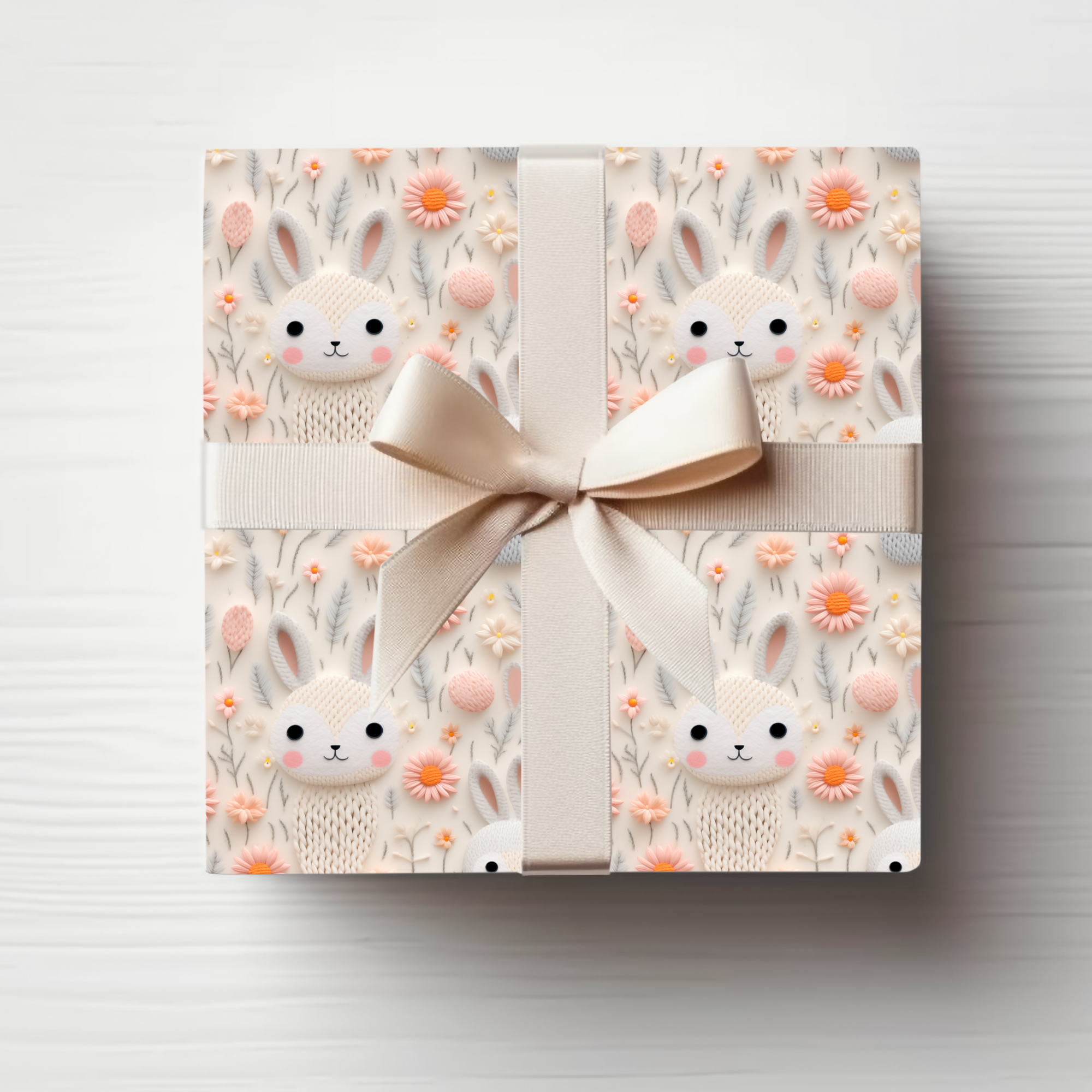 3D Sweet Bunny Face