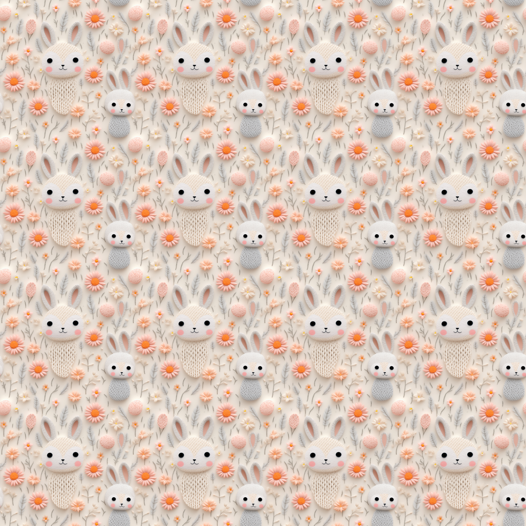 3D Sweet Bunny Face