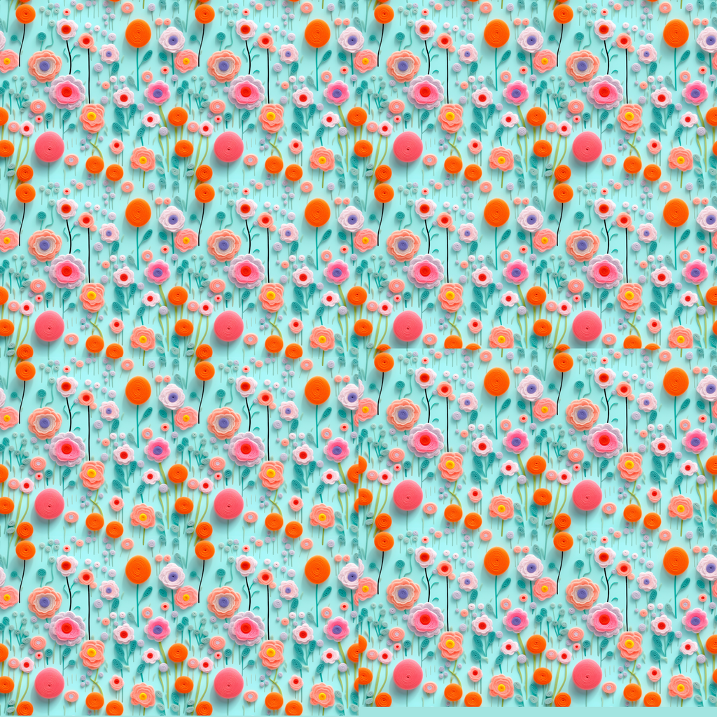 3D Pretty Poppy Orange