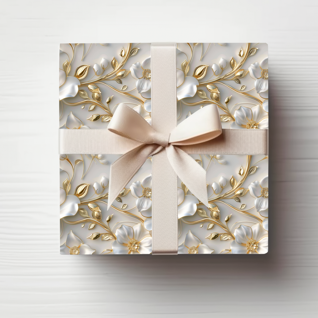 3D Pretty Petal White