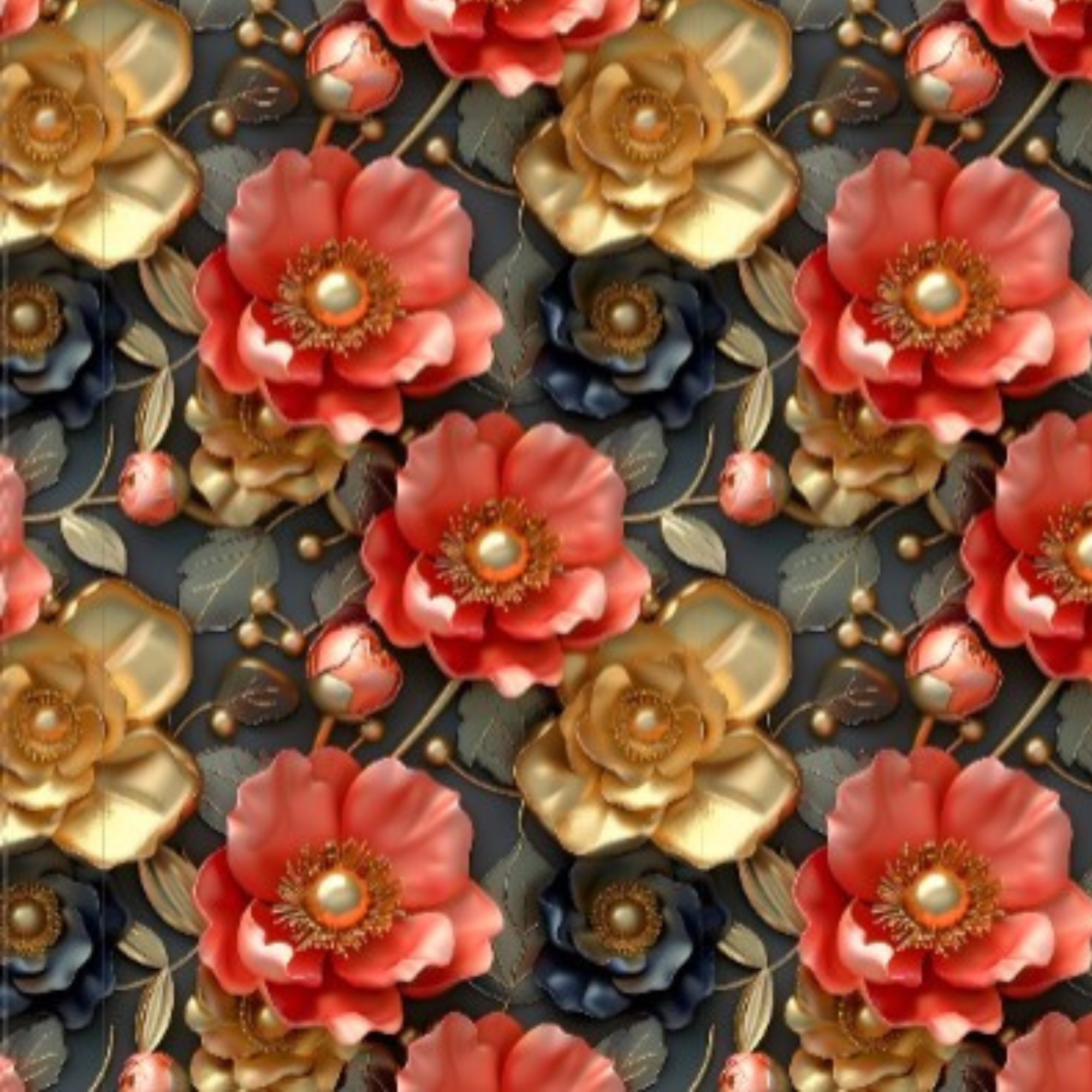 3D Regal Rose Garden