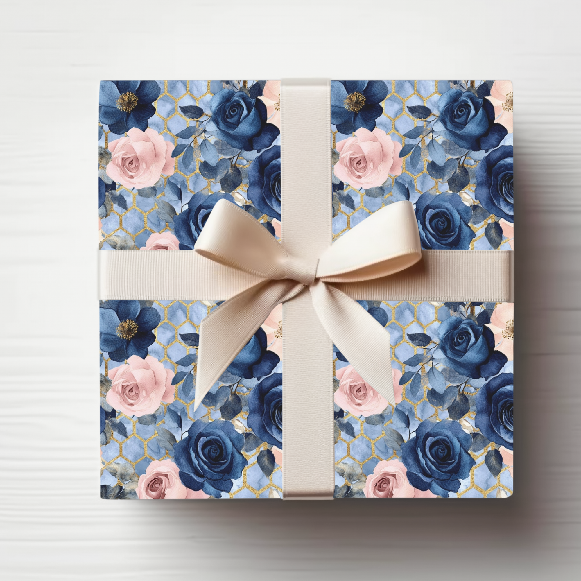 Navy Blush Blue