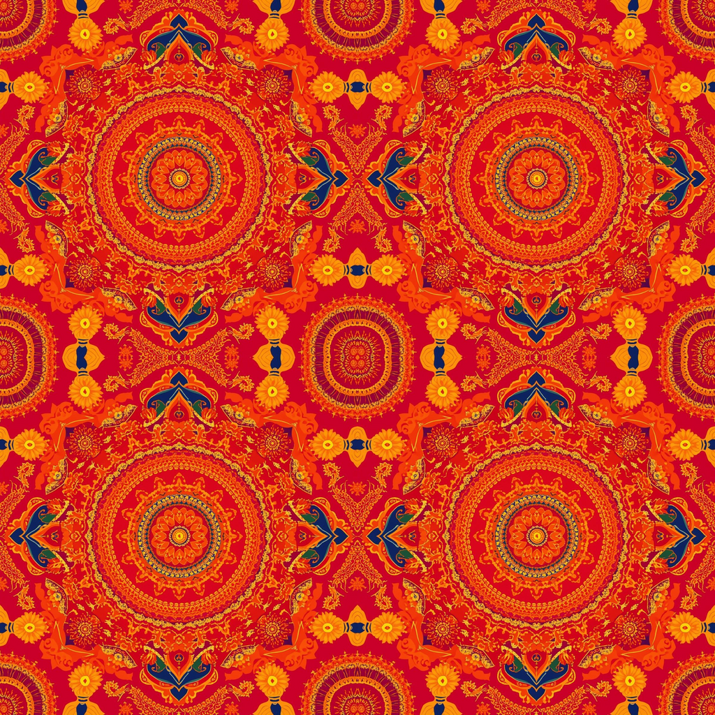 Marigold Mandala Glow