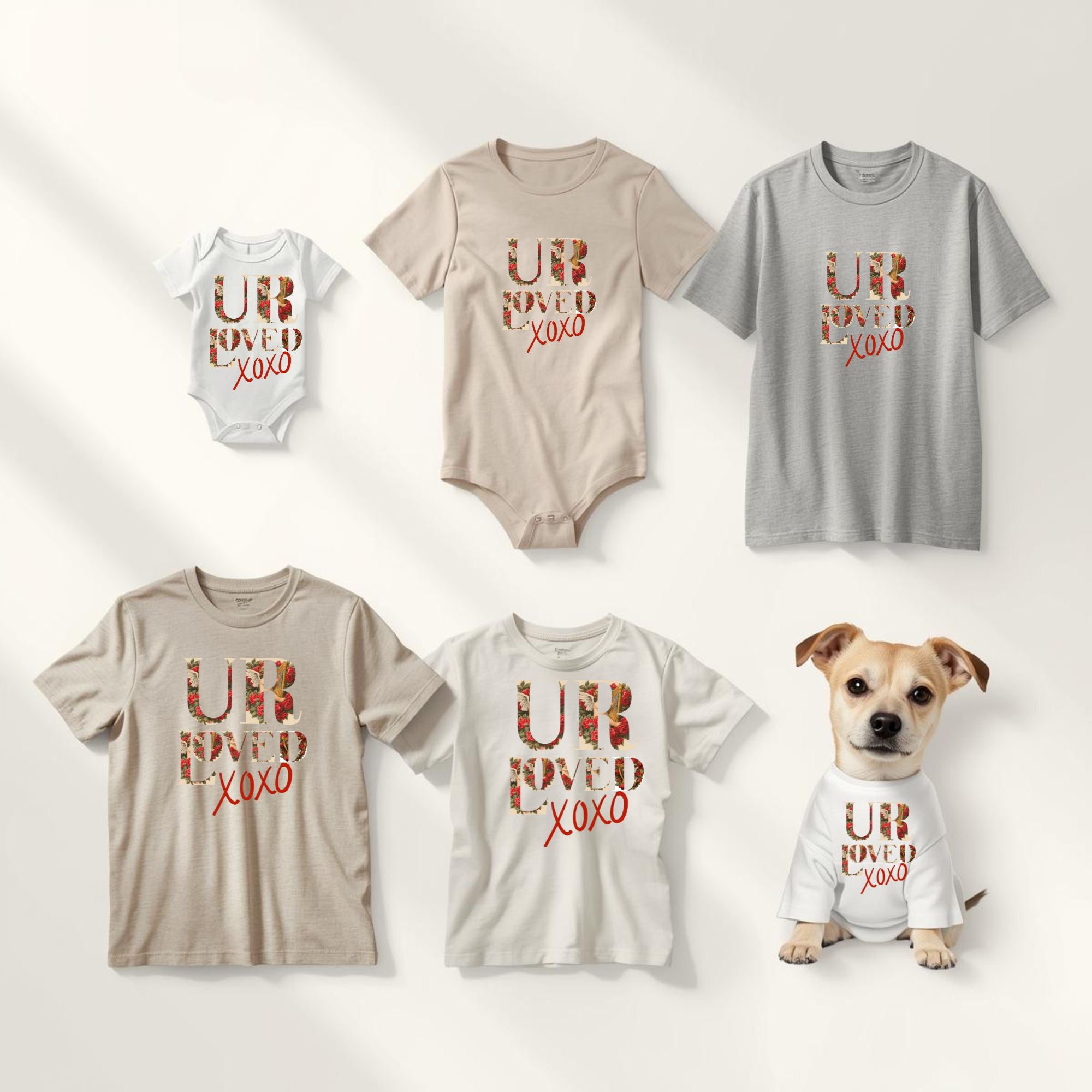 UR LOVED - Apparel Graphic| PNG & JPG Digital Download