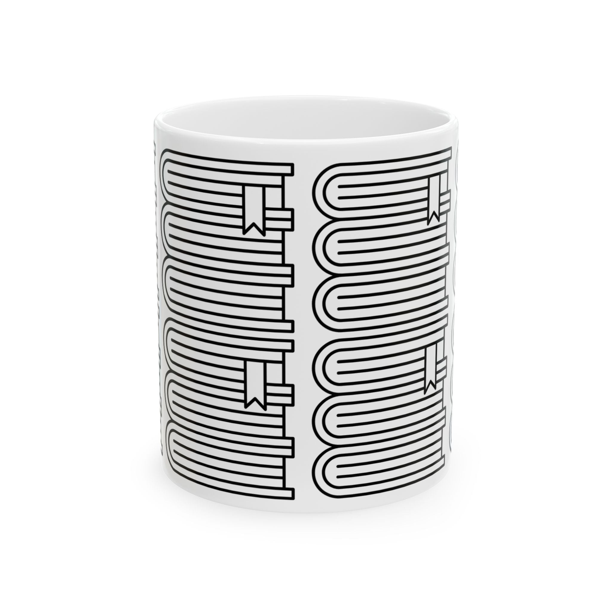 Book Lover's Ceramic Mug - Perfect Gift for Bibliophiles