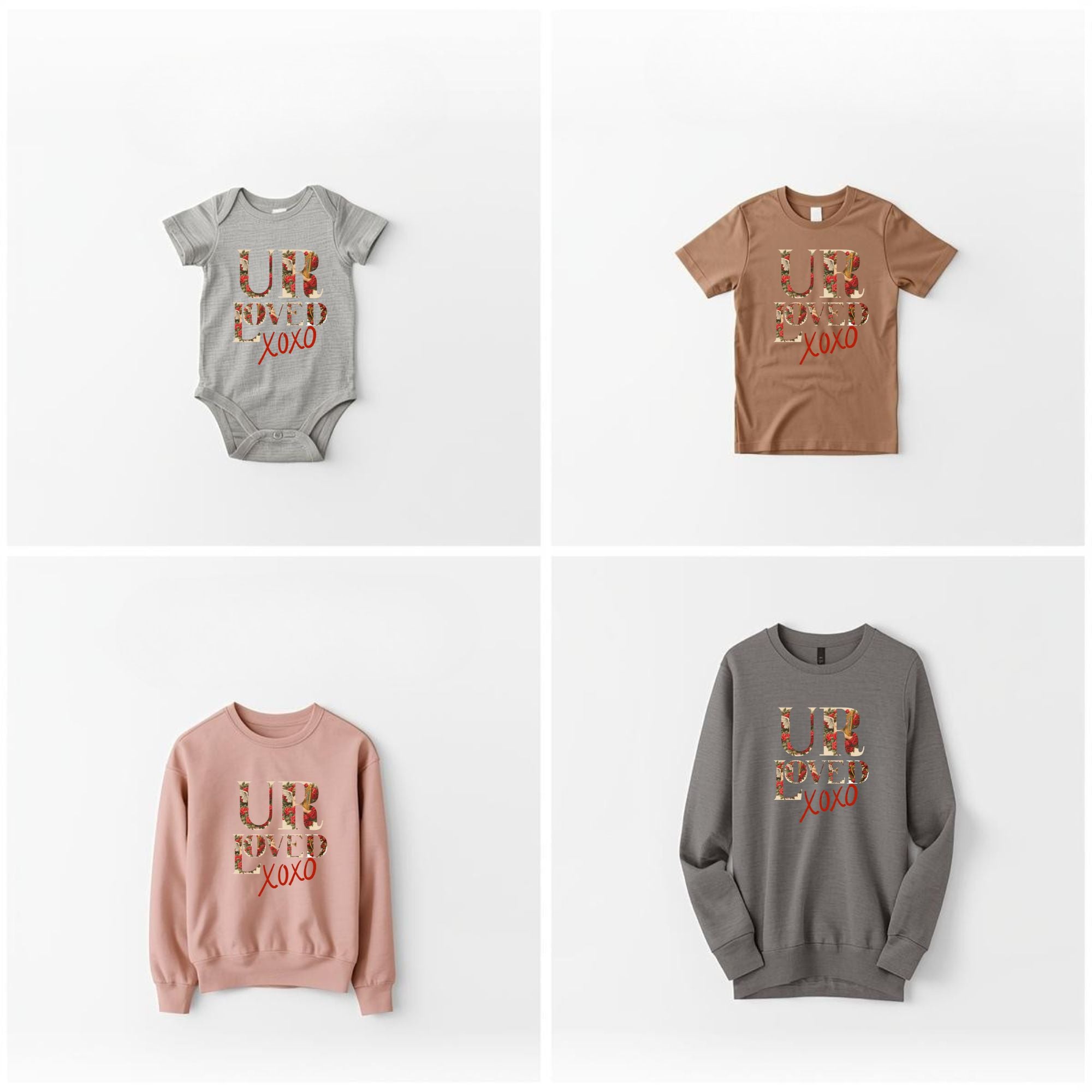 UR LOVED - Apparel Graphic| PNG & JPG Digital Download