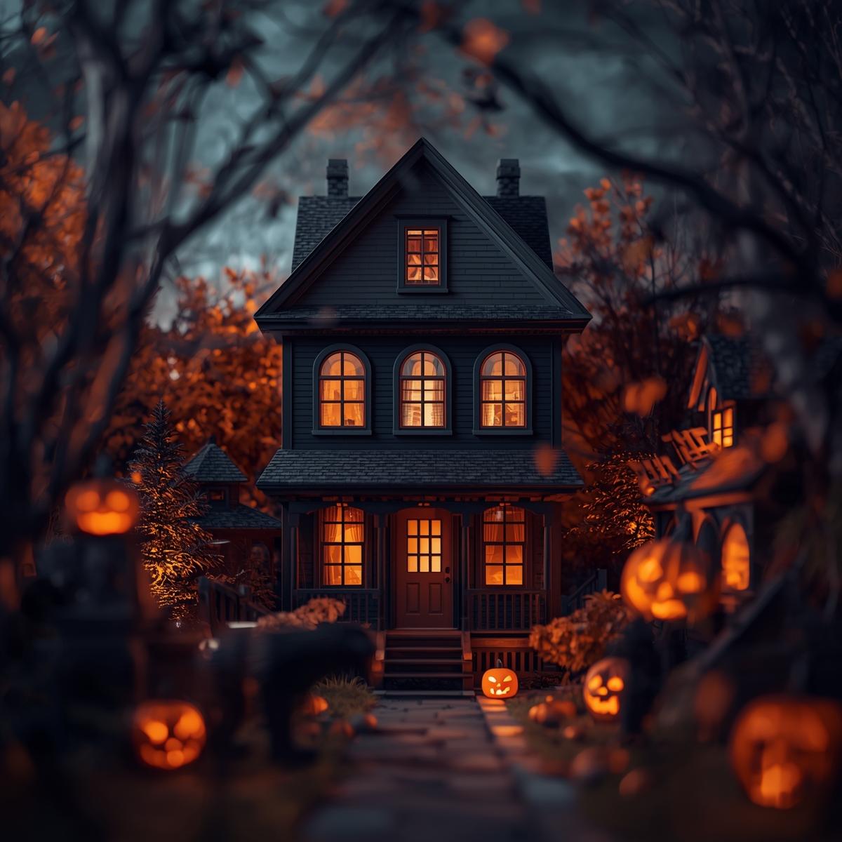 DIGITAL BUNDLE-Backgrounds-Spooky Halloween