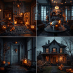 DIGITAL BUNDLE-Backgrounds-Spooky Halloween