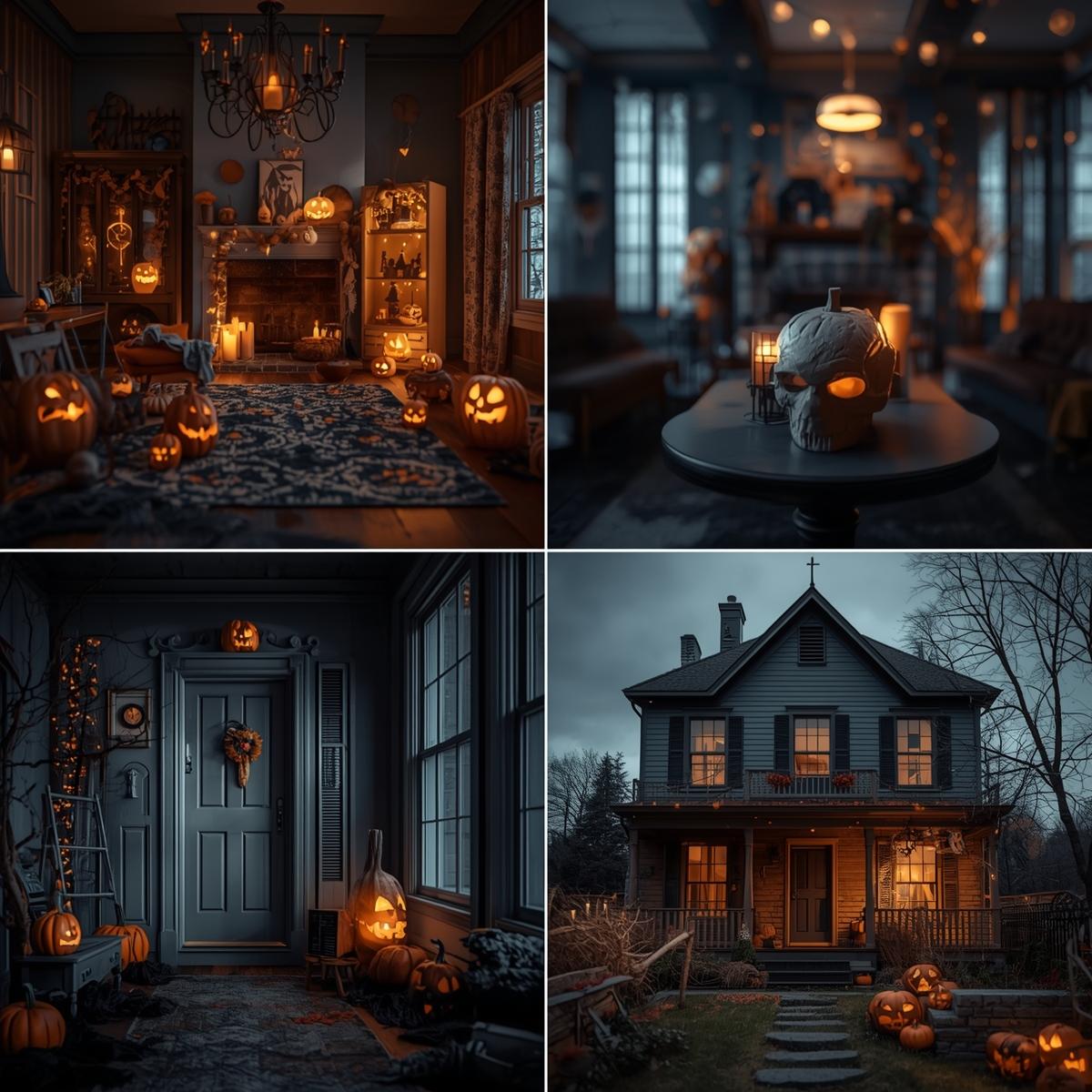 DIGITAL BUNDLE-Backgrounds-Spooky Halloween