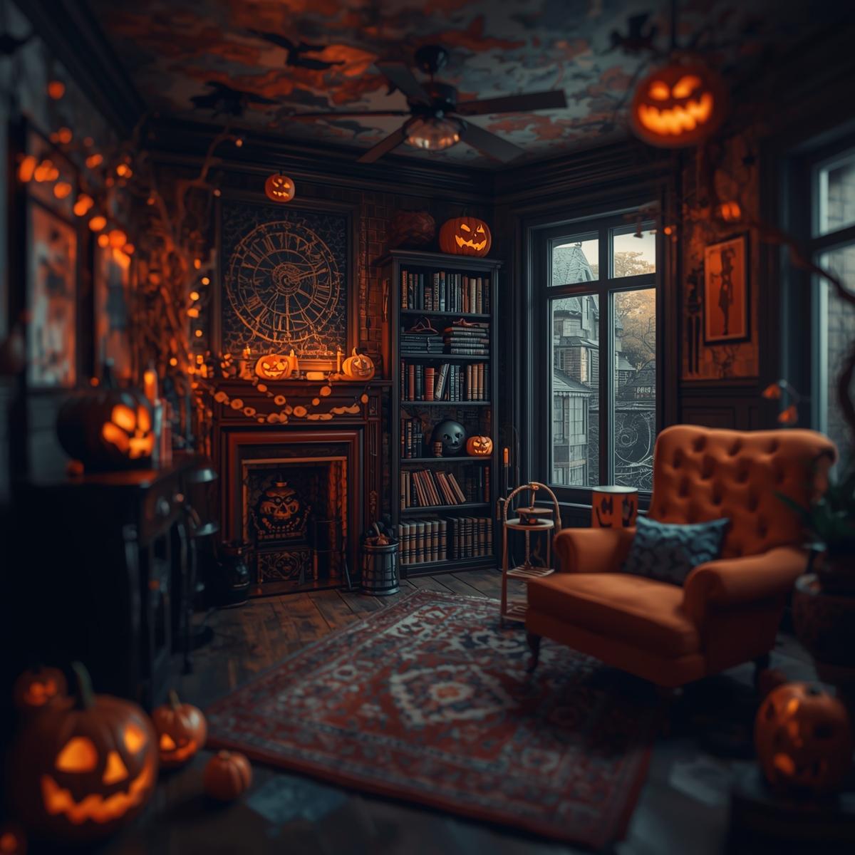 DIGITAL BUNDLE-Backgrounds-Spooky Halloween